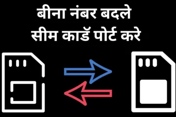 SIM Port Kaise Kare