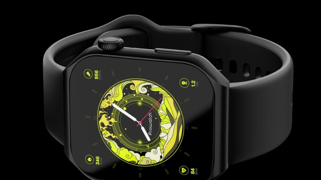 Lava ProWatch V1 Smartwatch यह स्मार्टवॉच हार्ट रेट, SpO2, स्ट्रेस लेवल और स्लीप साइकल को मॉनिटर करने में मदद करती है.